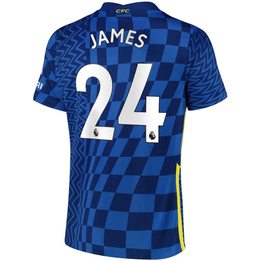 2021/22 Chelsea Home Kit Soccer Jersey James 24 printing